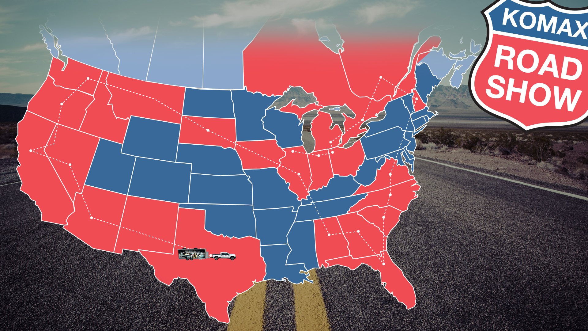 Komax 2026 Roadshow Route